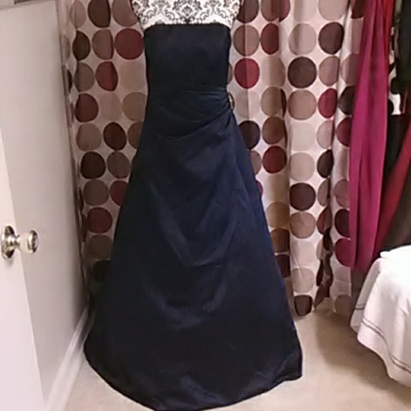 Navy Blue Evening Gowns